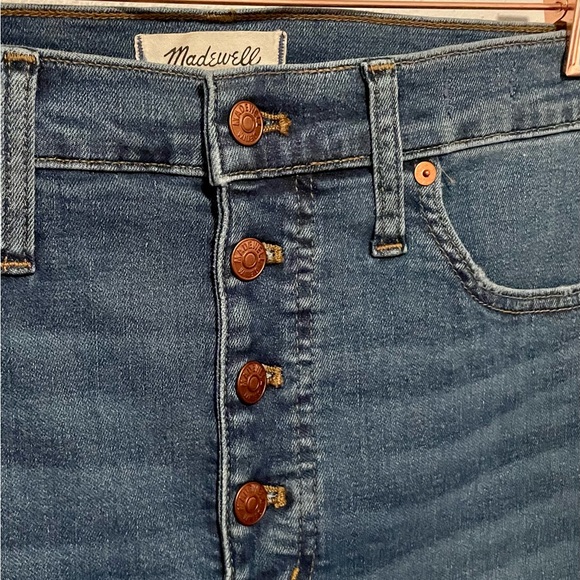 Madewell Jeans Madewell Highrise Skinny 30 Tall Womens Jeans Button
